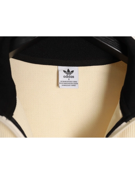 Adidas Trefoil Logo Embroidered Side Stripes Stand Collar Jacket,ADIDAS Jacket,Jacket,APPAREL