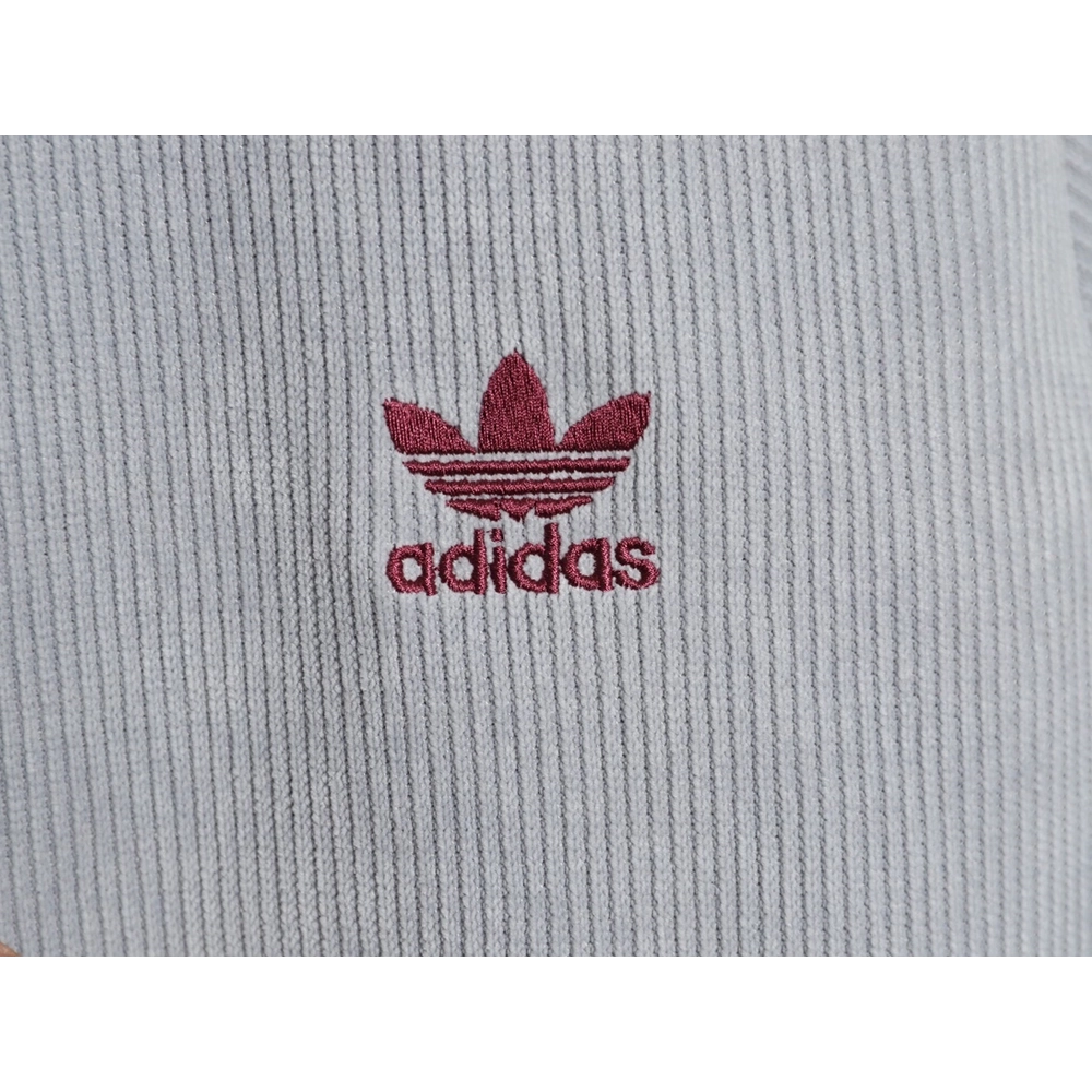 Adidas Trefoil Logo Embroidered Side Stripes Stand Collar Jacket,ADIDAS Jacket,Jacket,APPAREL