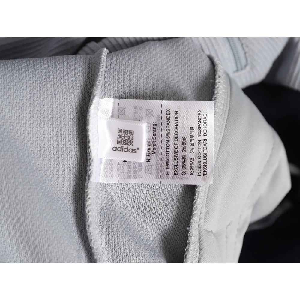 Adidas Trefoil Logo Embroidered Side Stripes Stand Collar Jacket,ADIDAS Jacket,Jacket,APPAREL