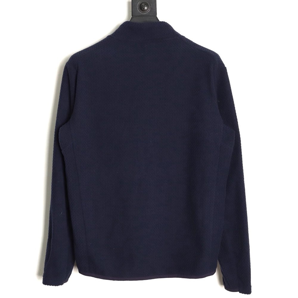 Patagonia Logo ZipUp Stand Collar Long Sleeve Sweatshirt,Patagonia Sweatshirt,Sweatshirt,APPAREL