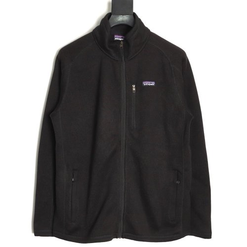 Patagonia zipup standup collar longsleeved fleece jacket STK1,Patagonia Jacket,Jacket,APPAREL
