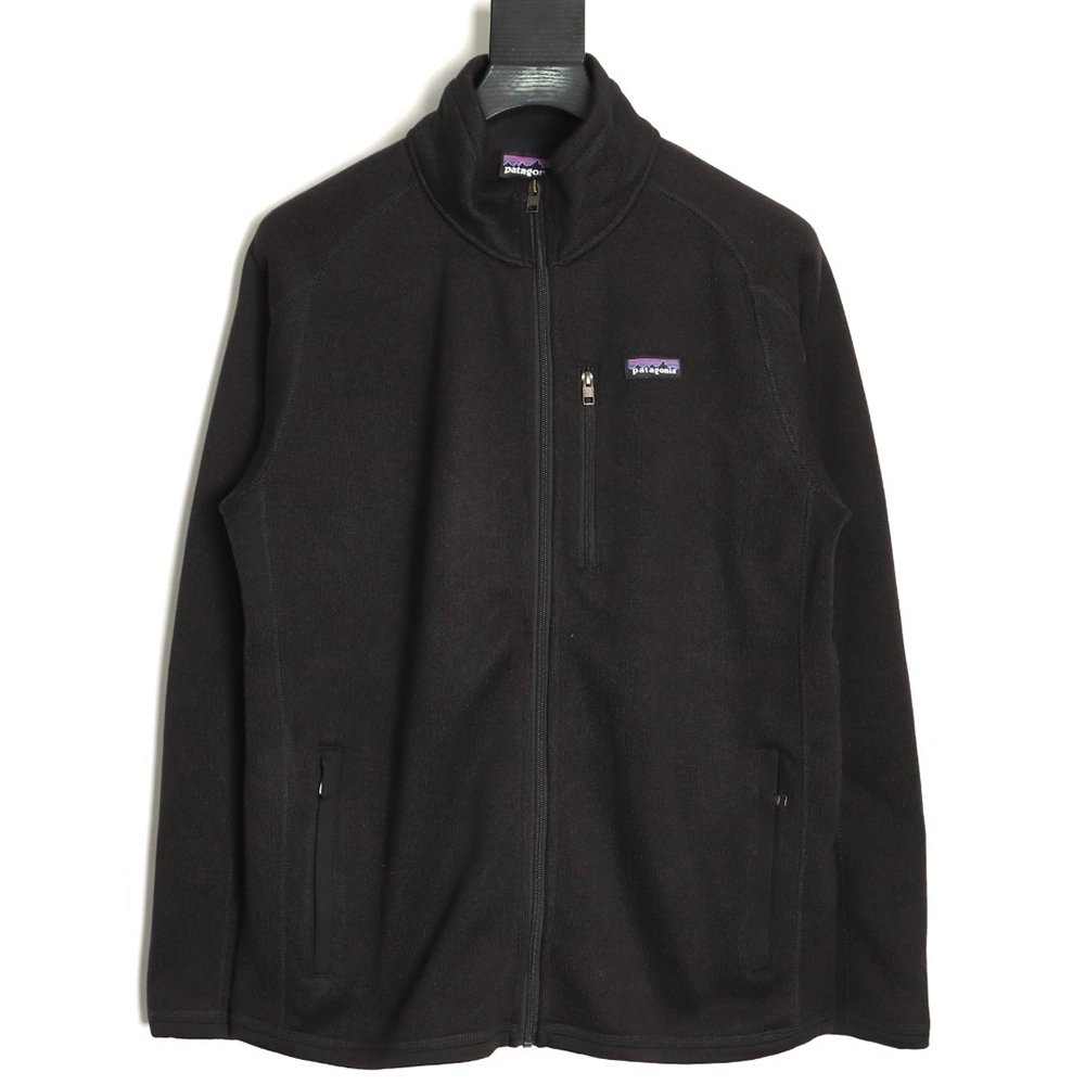 Patagonia zipup standup collar longsleeved fleece jacket STK1,Patagonia Jacket,Jacket,APPAREL
