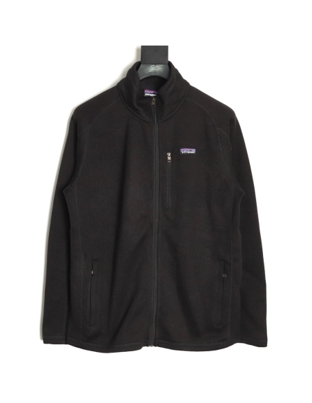 Patagonia zipup standup collar longsleeved fleece jacket STK1,Patagonia Jacket,Jacket,APPAREL