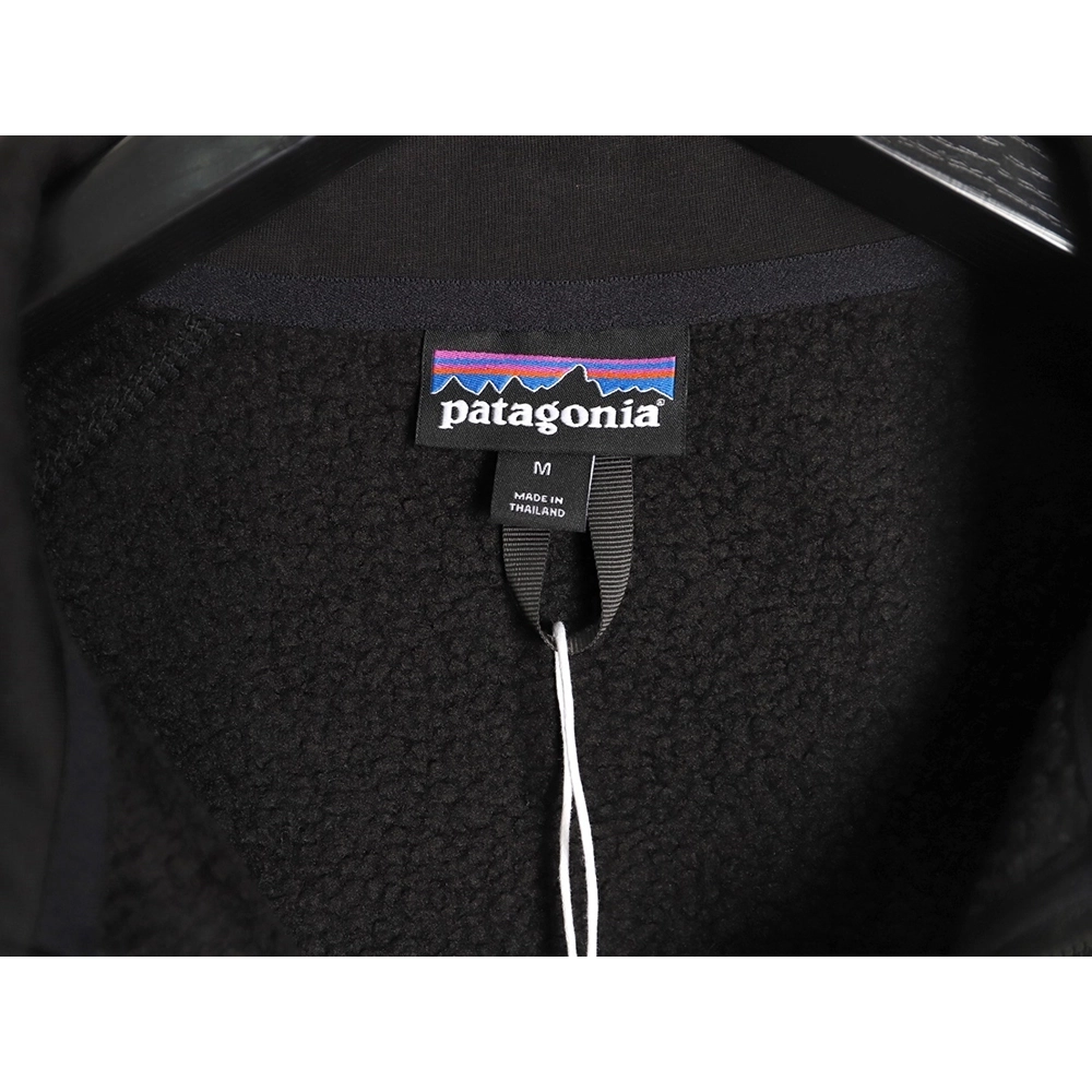 Patagonia zipup standup collar longsleeved fleece jacket STK1,Patagonia Jacket,Jacket,APPAREL