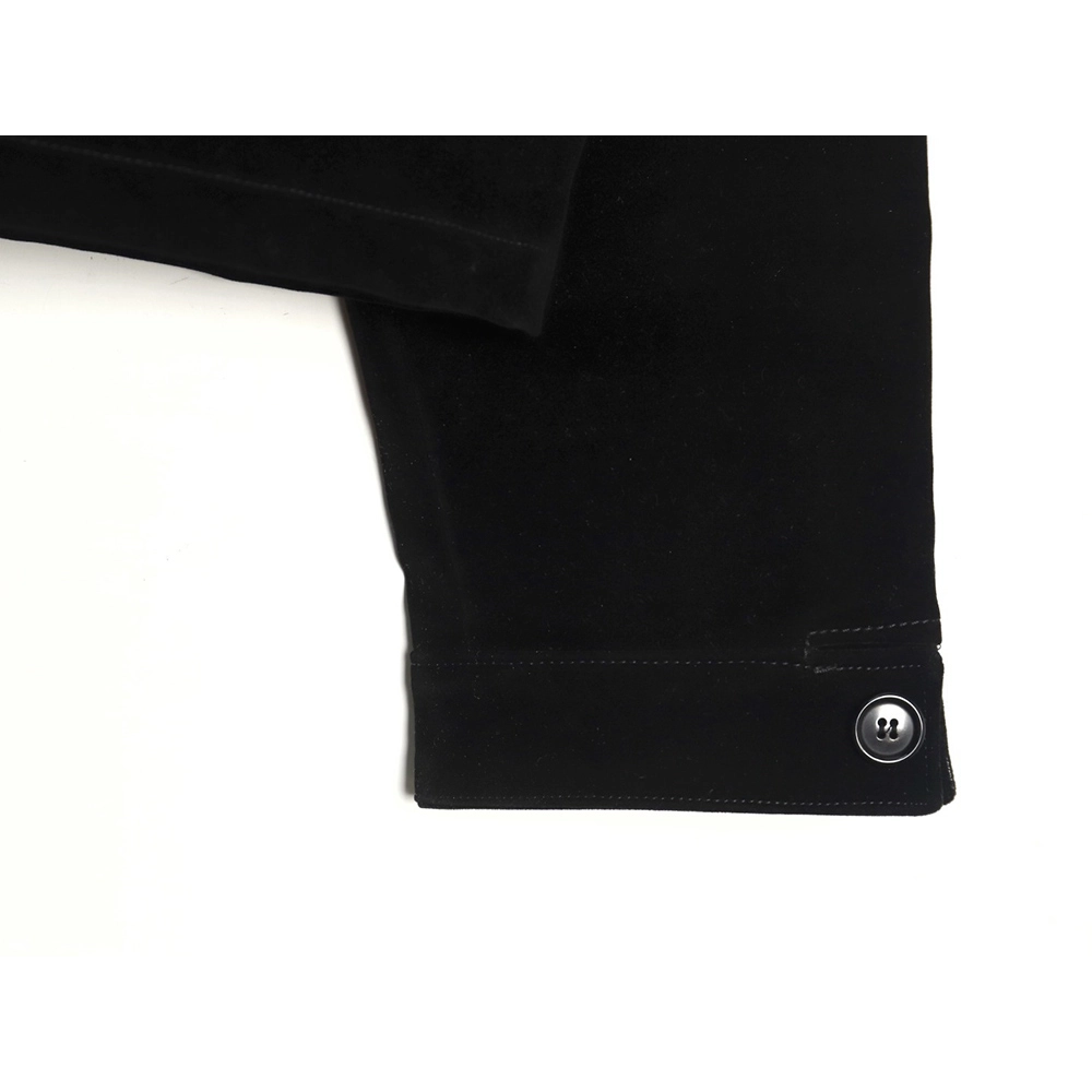 Prada flocked velvet denim jacket,Prada Jacket,Jacket,APPAREL