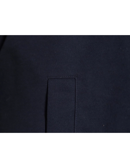 Miu Miu striped collar pique lettering zipper jacket,Miu Miu Jacket,Jacket,APPAREL