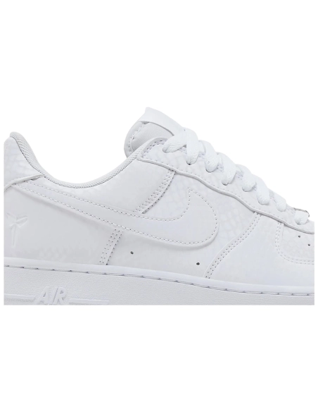 Nike Kobe Bryant Air Force 1 Low Forever White,NIKE AIR FORCE,NIKE SHOES