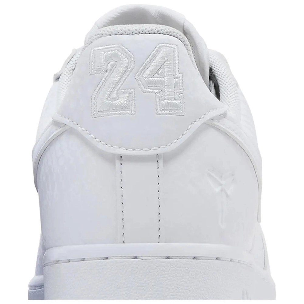 Nike Kobe Bryant Air Force 1 Low Forever White,NIKE AIR FORCE,NIKE SHOES