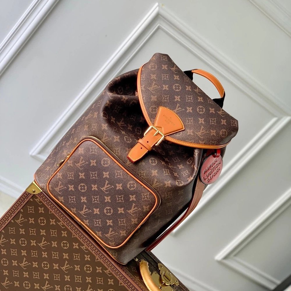 Louis Vuitton Montsouris Backpack M11540 32X40X19cm,Louis Vuitton Bags,BAGS