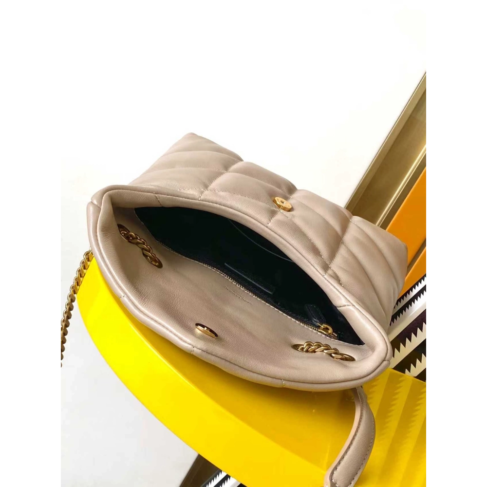 Saint Laurent Puffer Toy Bags 759337 22.5X16X8cm.YSL Bags,BAGS