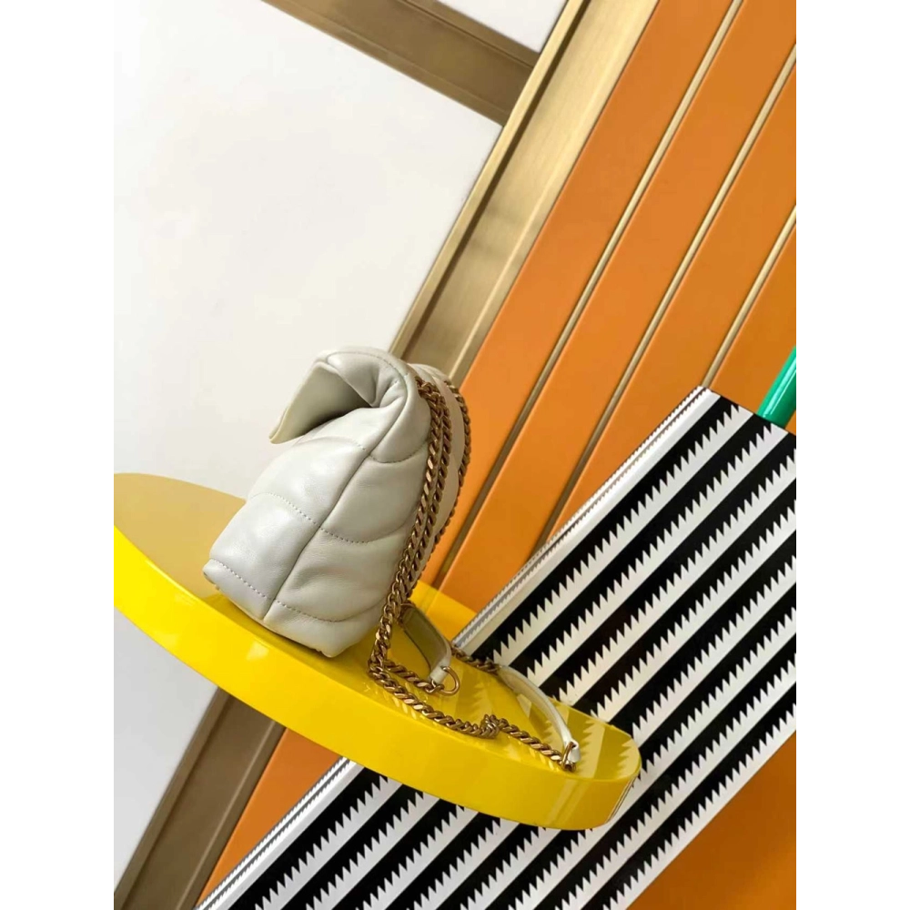 Saint Laurent Puffer Toy Bags 759337 22.5X16X8cm.YSL Bags,BAGS
