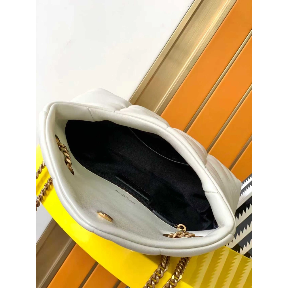 Saint Laurent Puffer Toy Bags 759337 22.5X16X8cm.YSL Bags,BAGS