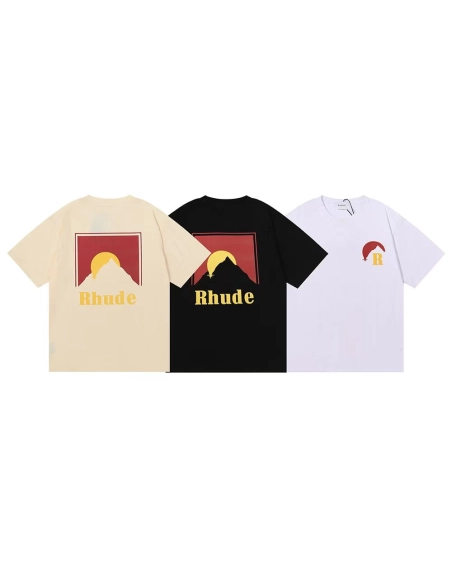 Rhude Printed TShirt.Rhude T Shirt,Tshirt,APPAREL