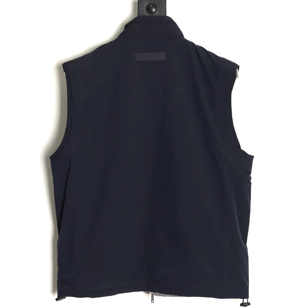 Zegna Microfiber Brezza Reversible Vest,Zegna