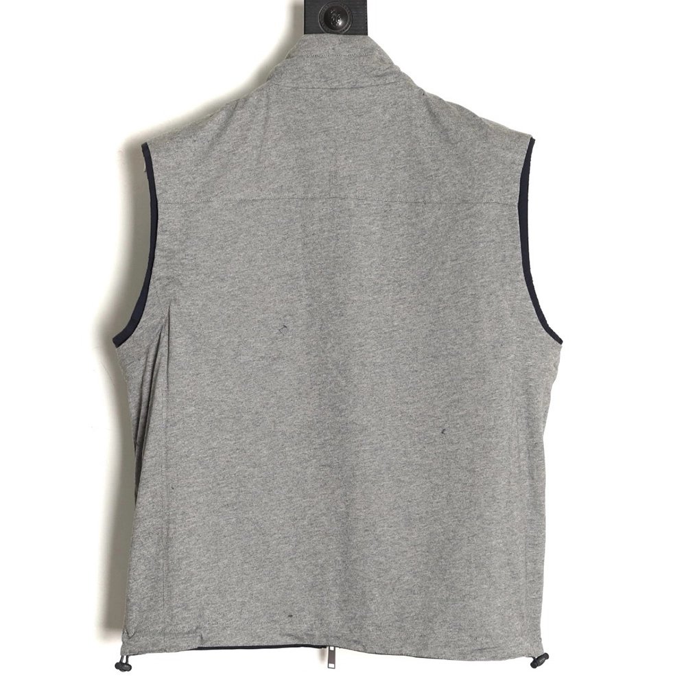 Zegna Microfiber Brezza Reversible Vest,Zegna