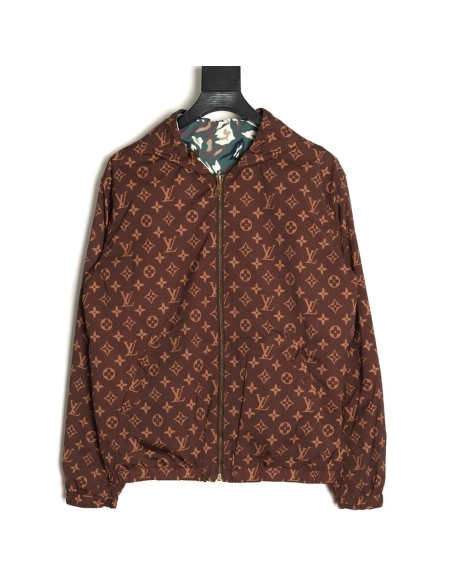 Louis Vuitton camouflage monogram reversible windbreaker jacket,Louis Vuitton