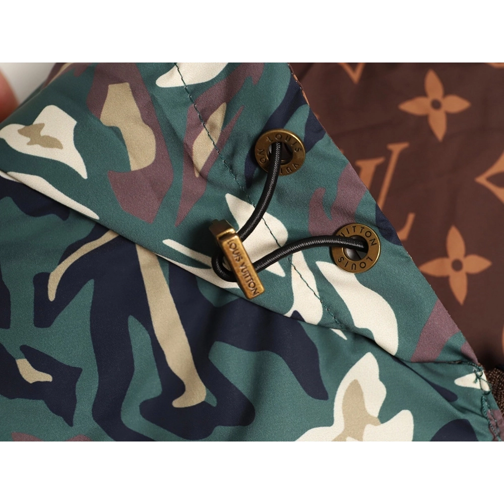 Louis Vuitton camouflage monogram reversible windbreaker jacket,Louis Vuitton