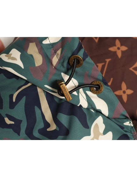 Louis Vuitton camouflage monogram reversible windbreaker jacket,Louis Vuitton