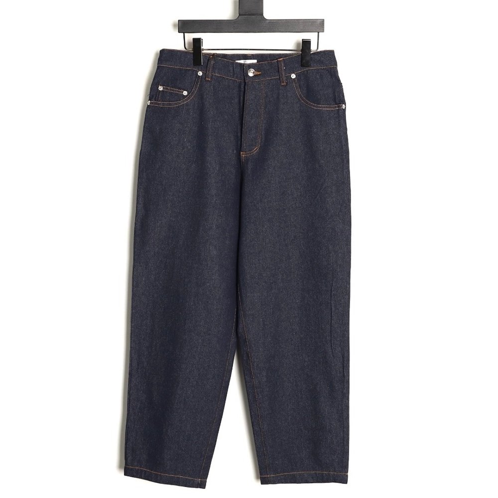 Dior leather logo jeans,Dior