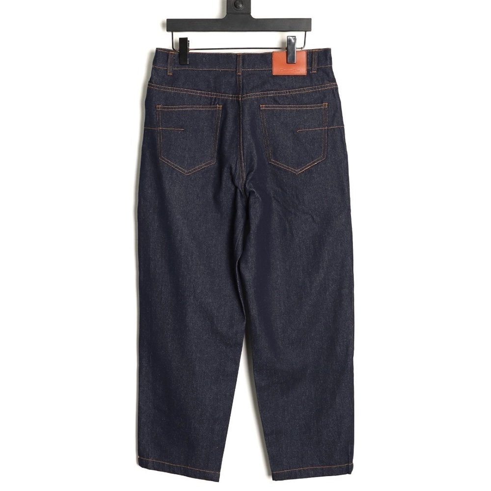 Dior leather logo jeans,Dior