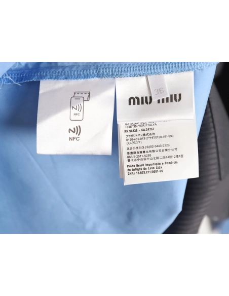 Miu Miu fake two-layer lapel knitted cardigan,Miu Miu