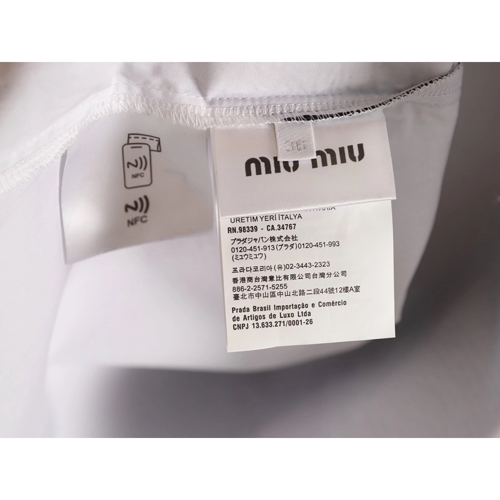 Miu Miu fake two-layer lapel knitted cardigan TSK1,Miu Miu