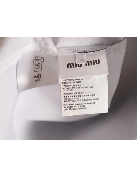 Miu Miu fake two-layer lapel knitted cardigan TSK1,Miu Miu