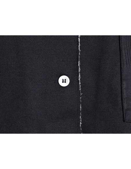 Miu Miu fake two-layer lapel knitted cardigan TSK1,Miu Miu
