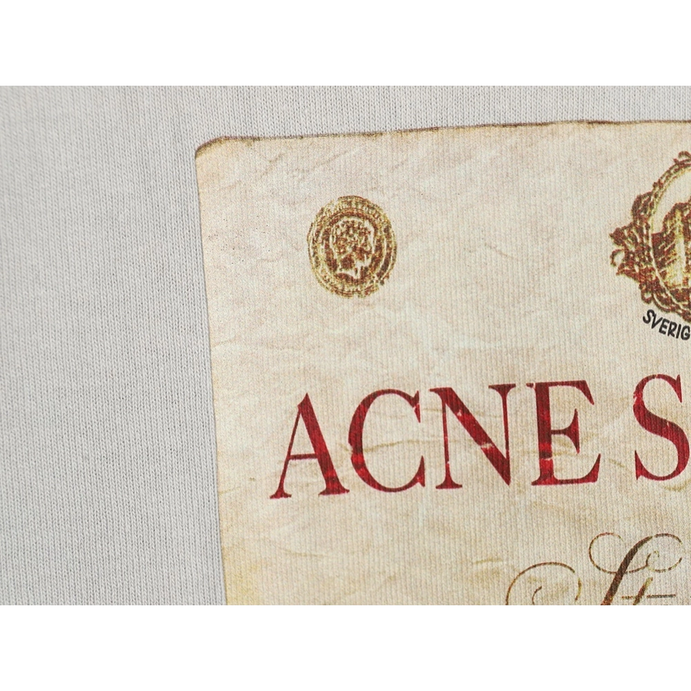 Acne Studios vintage patchwork fake two-piece long-sleeved T-shirt,Acne Studios