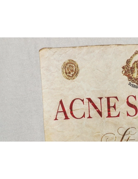 Acne Studios vintage patchwork fake two-piece long-sleeved T-shirt,Acne Studios
