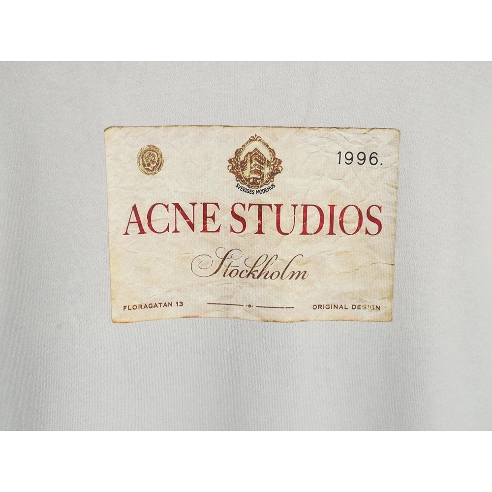 Acne Studios vintage patchwork fake two-piece long-sleeved T-shirt,Acne Studios