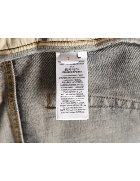 Burberry Back Pocket Check Horse Denim Trousers,Burberry