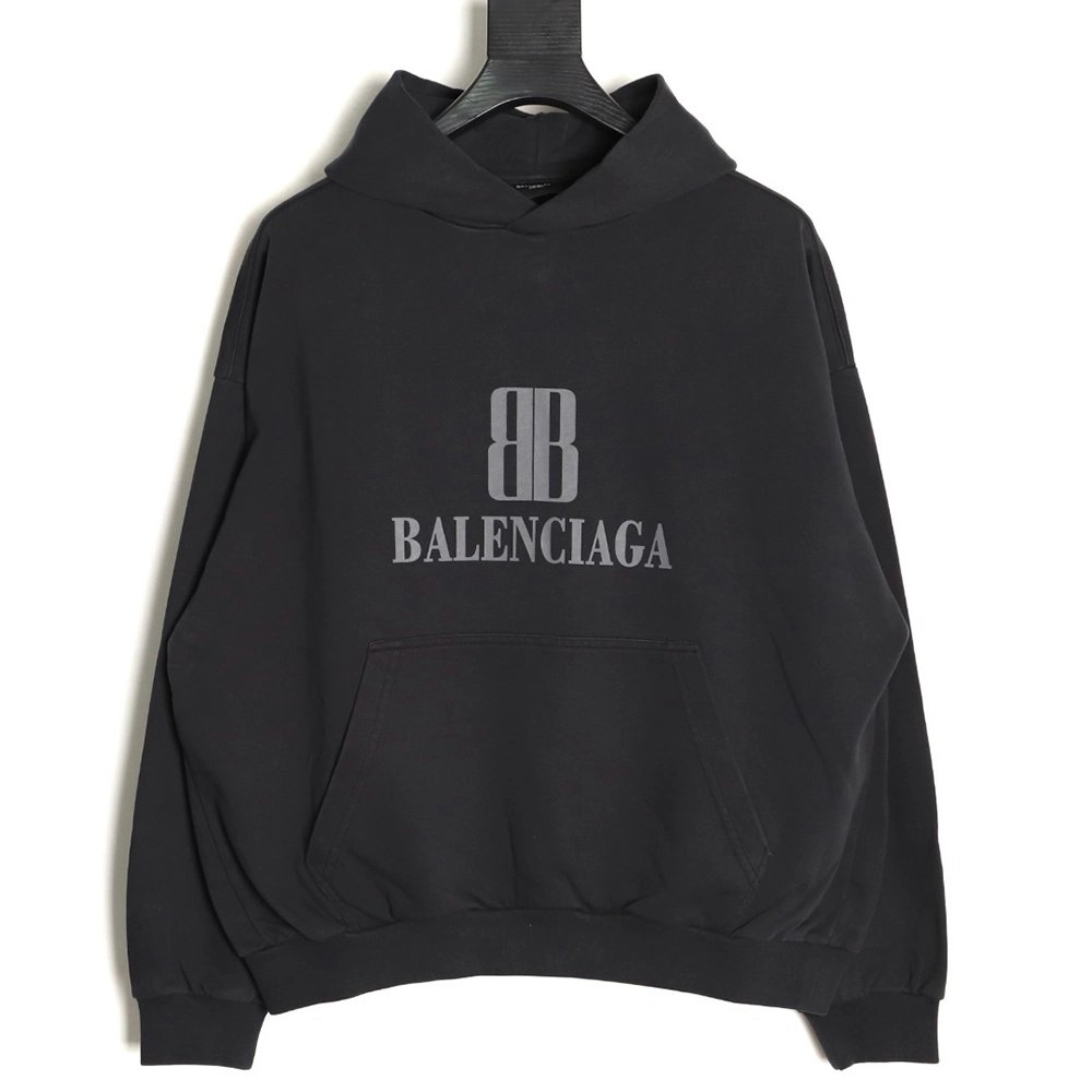 Balenciaga double B logo hooded sweatshirt,Balenciaga