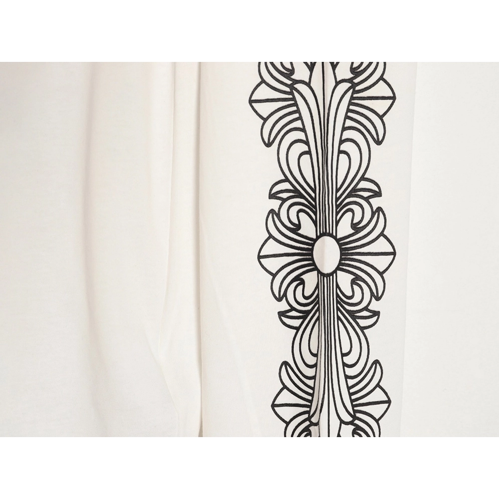 Chrome Hearts front and back horseshoe print long-sleeved T-shirt,Chrome Hearts