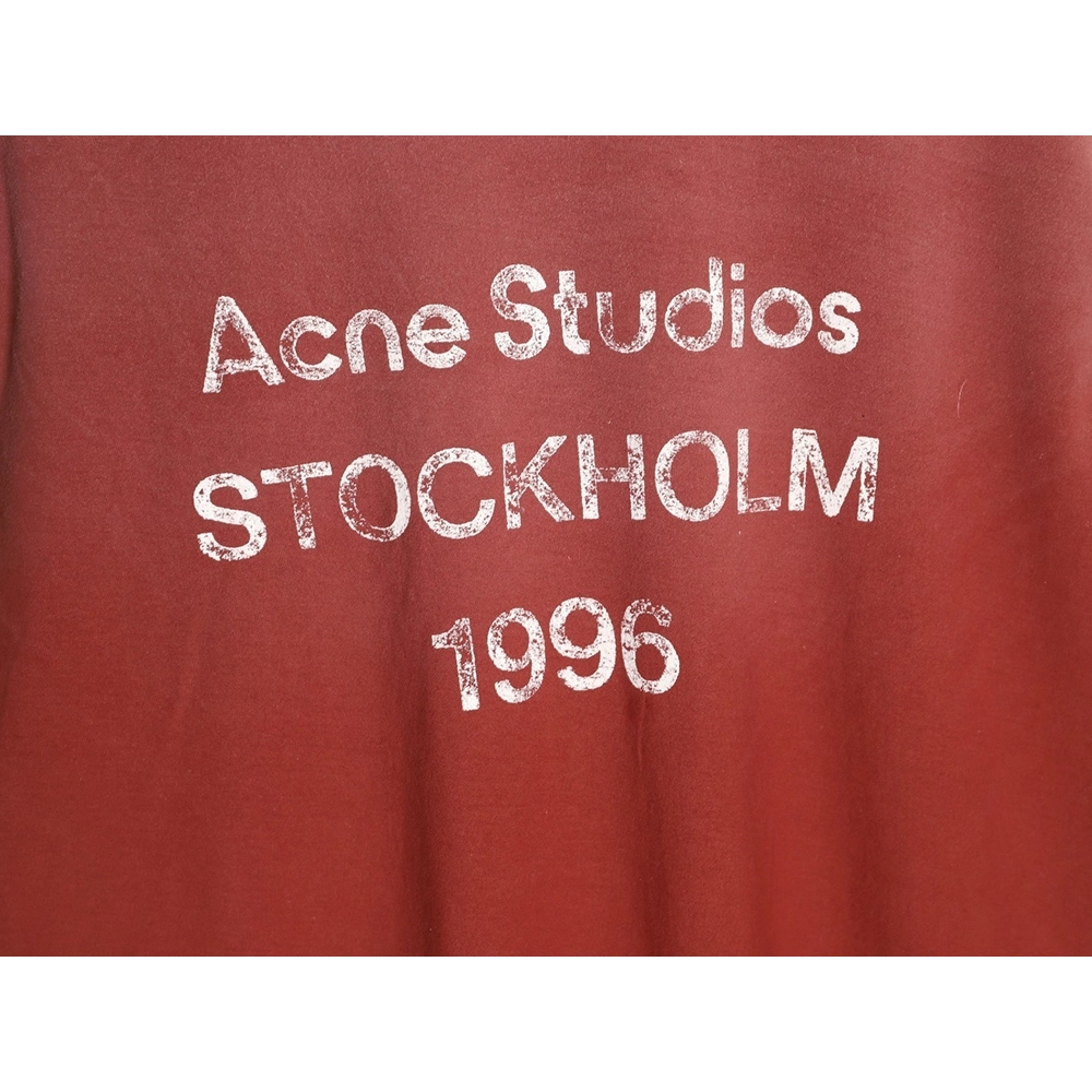 Acne Studios 1996 sandblasted distressed washed long-sleeved T-shirt,Acne Studios
