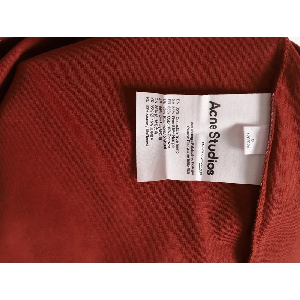 Acne Studios 1996 sandblasted distressed washed long-sleeved T-shirt,Acne Studios