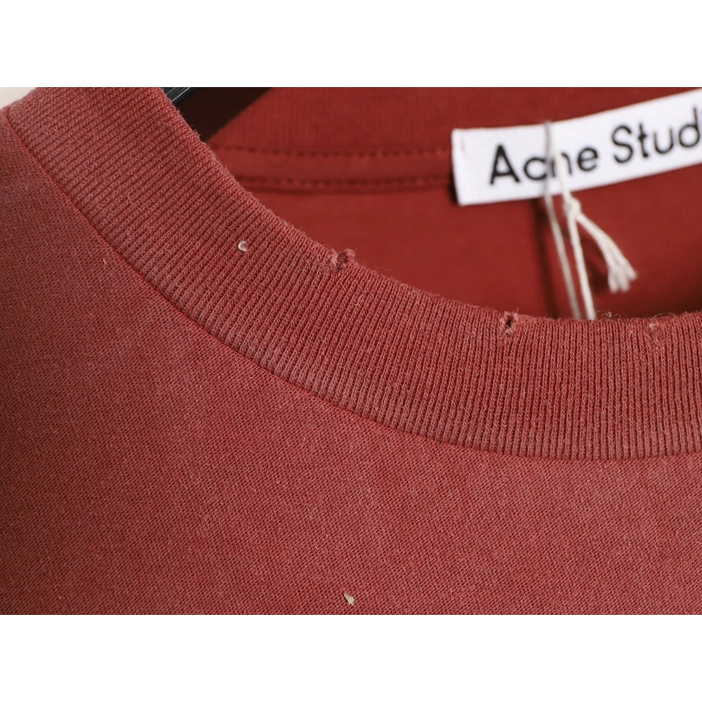 Acne Studios 1996 sandblasted distressed washed long-sleeved T-shirt,Acne Studios