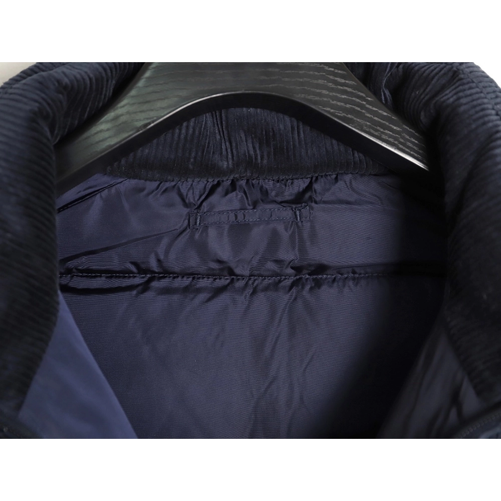 Prada Corduroy Stand Collar Down Vest,Prada