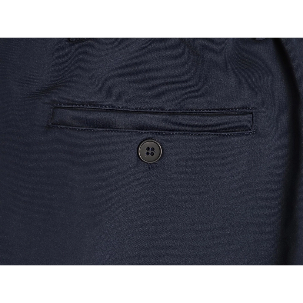 Prada fabric triangle logo trousers,Prada