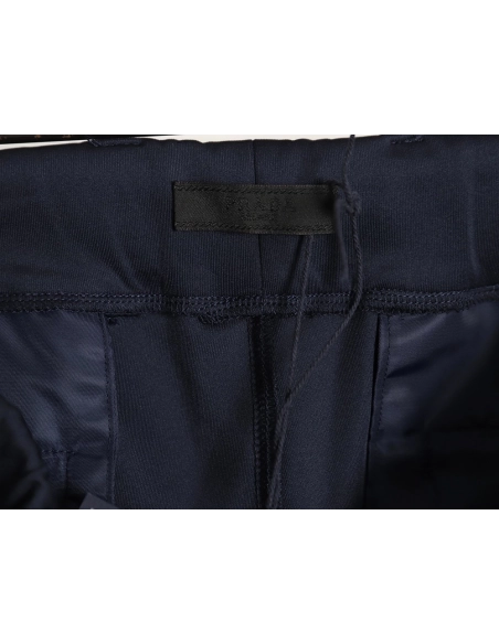 Prada fabric triangle logo trousers,Prada