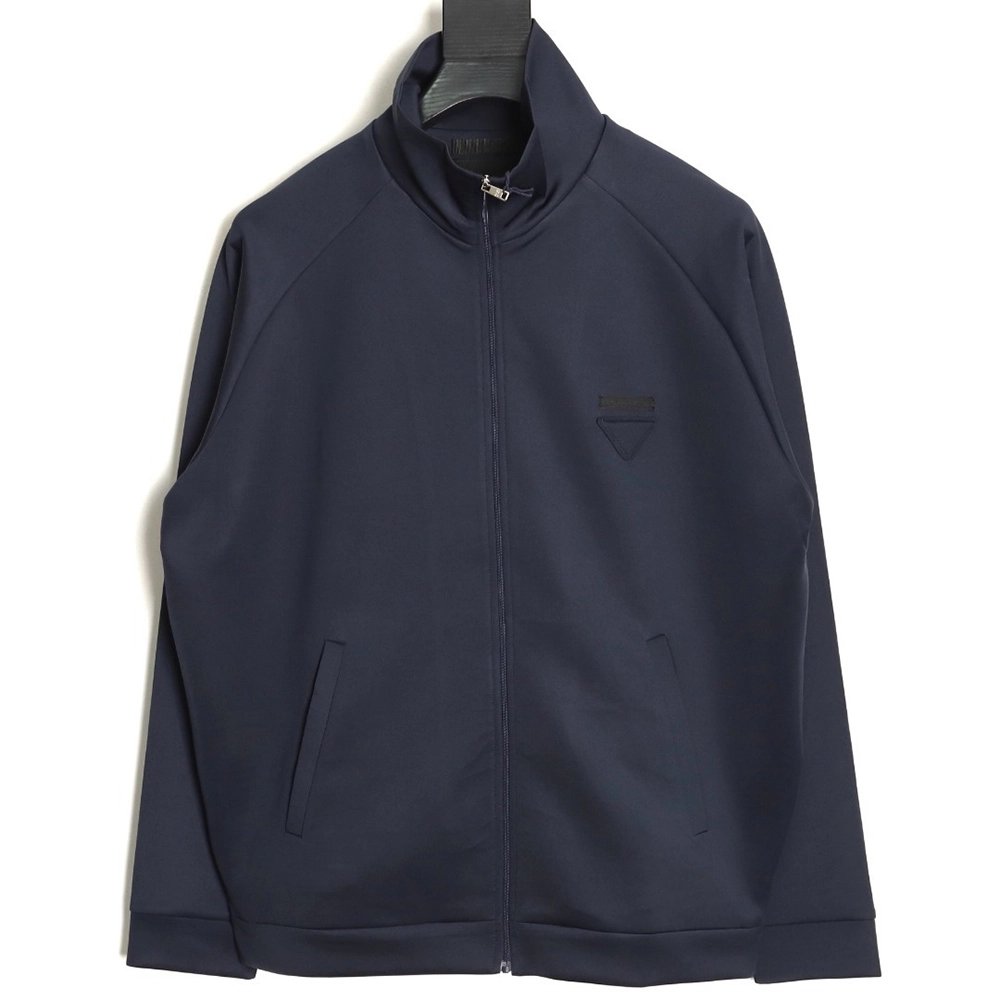 Prada fabric triangle logo jacket,Prada