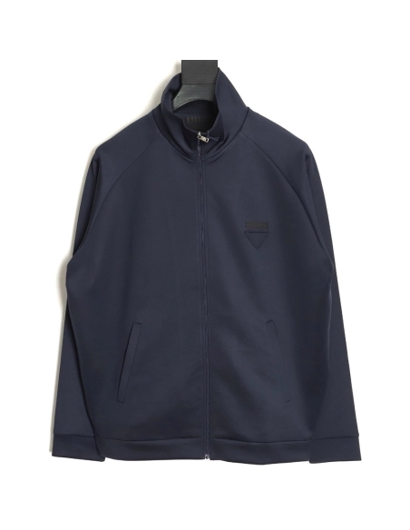 Prada fabric triangle logo jacket,Prada