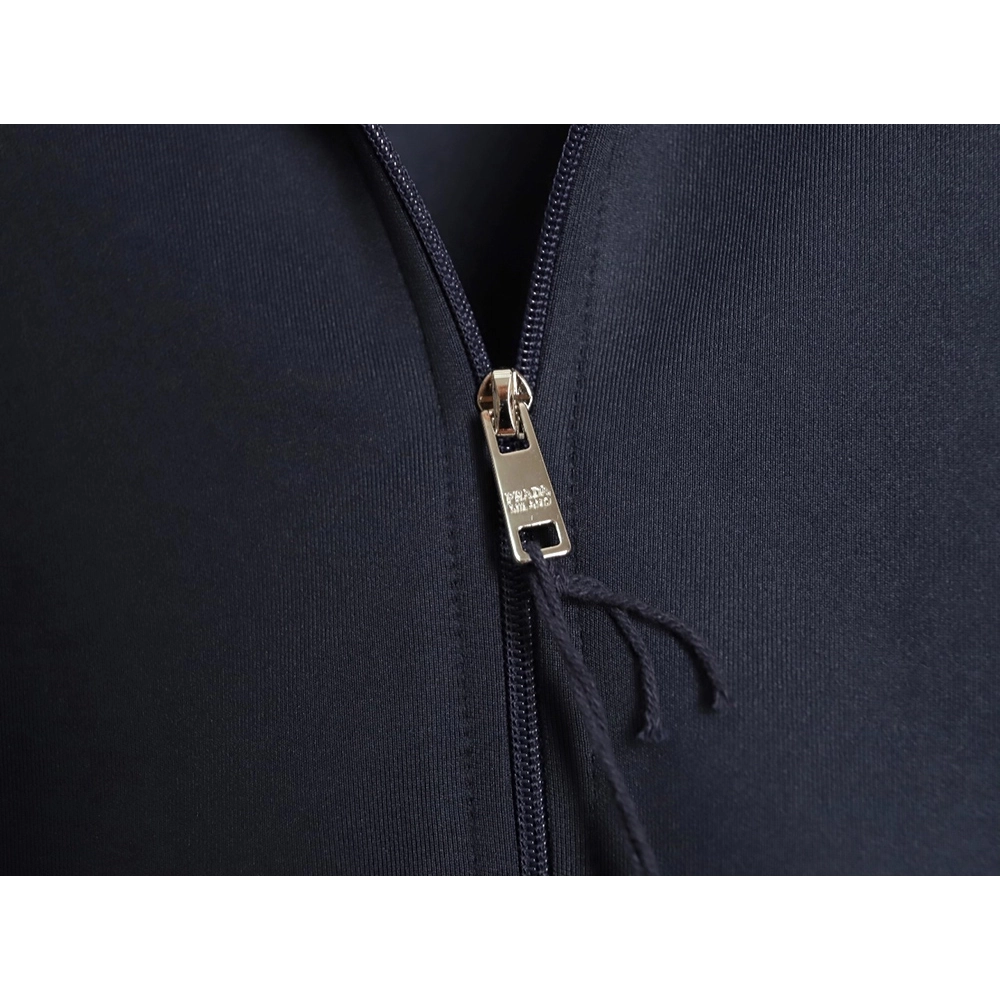 Prada fabric triangle logo jacket,Prada