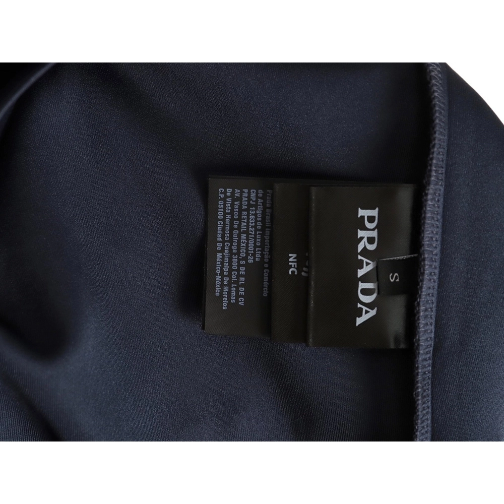 Prada fabric triangle logo jacket,Prada