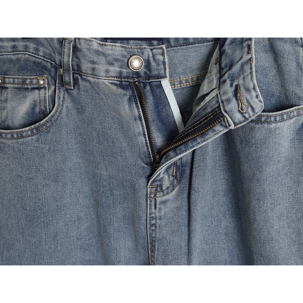 Louis Vuitton ripped monogram jeans,Louis Vuitton