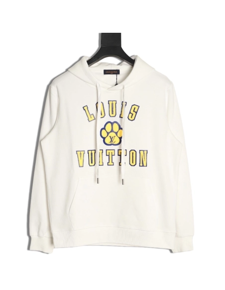 Louis Vuitton towel patch logo hooded sweatshirt,Louis Vuitton