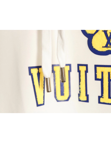 Louis Vuitton towel patch logo hooded sweatshirt,Louis Vuitton