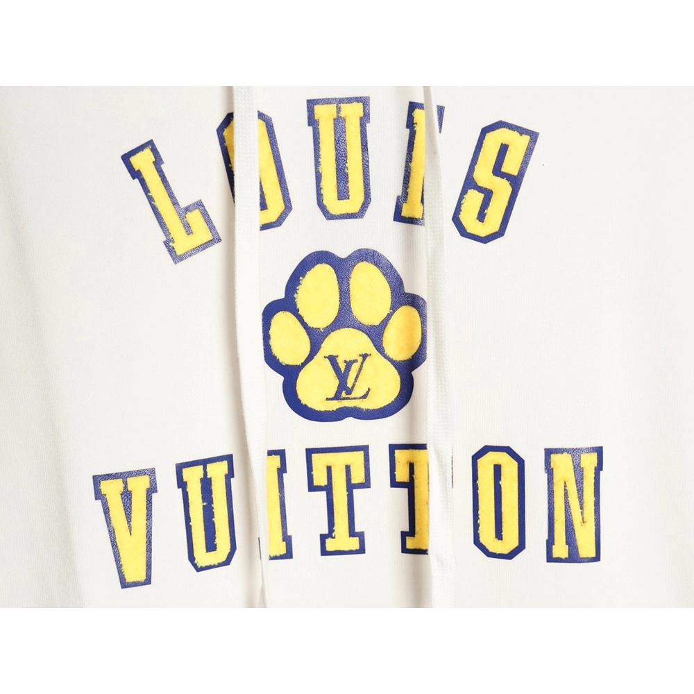 Louis Vuitton towel patch logo hooded sweatshirt,Louis Vuitton