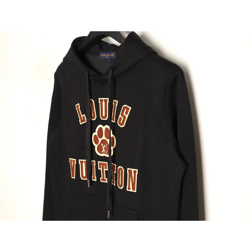 Louis Vuitton towel patch logo hooded sweatshirt TSK1,Louis Vuitton