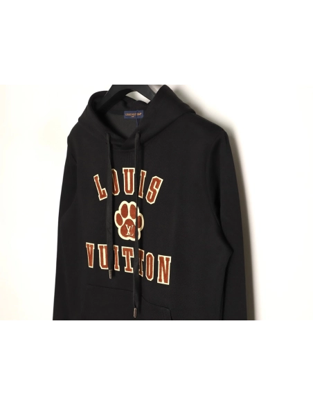 Louis Vuitton towel patch logo hooded sweatshirt TSK1,Louis Vuitton